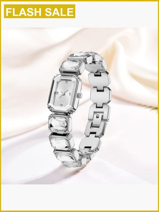 Women Luxury Crystal Bangle Watch Ladies\' Fashion Waterproof Wristwatch